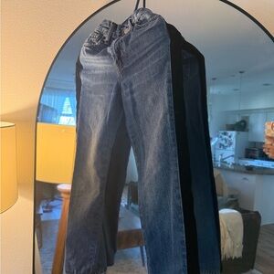 Madewell Jeans with Black Side Stripe